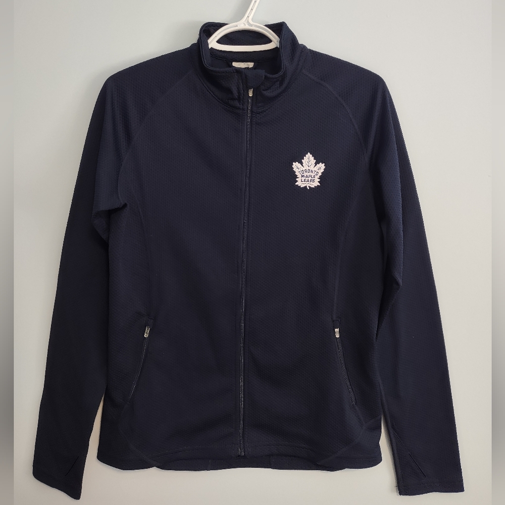Toronto Maple Leafs LEVELWEAR NHL Hockey Women's Size M Blue Full Zip NWT